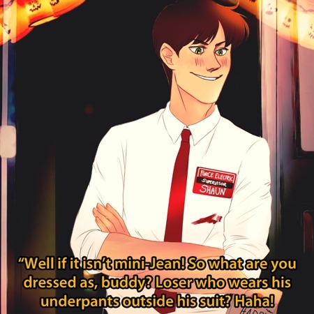 In which Marco later receives multiple snapchats of Jeanbo taking advantage of Eren Jaeger’s canon backstory and Jean being proud that he made Jeanbo watch Shaun of the Dead. It’s a little late but Happy Halloween everyone!