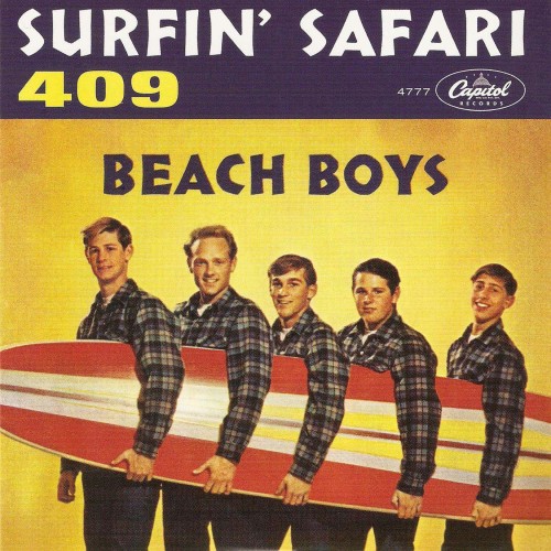 the60sbazaar:Surfin’ Safari record cover 1962