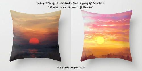 Love the sun? Check these out :)Today there’s 20% off the price of pillow(cover)s, blankets and duve