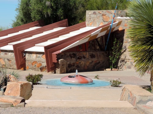Fountain and Roof, Taliesin West, Scottsdale, Arizona, 2014.