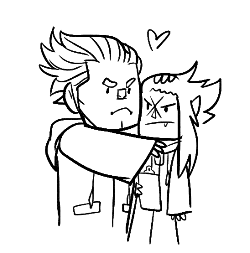 ask-the-stalwart-puzzler: I really wanted to draw Lex hugs today.I think EVERYONE deserves a big buf