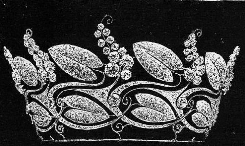 detournementsmineurs: “Leaf and Flower” tiara by Boucheron, circa 1900.