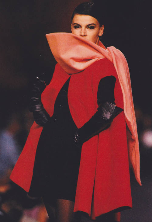 Claude Montana for LanvinModain, November 1990