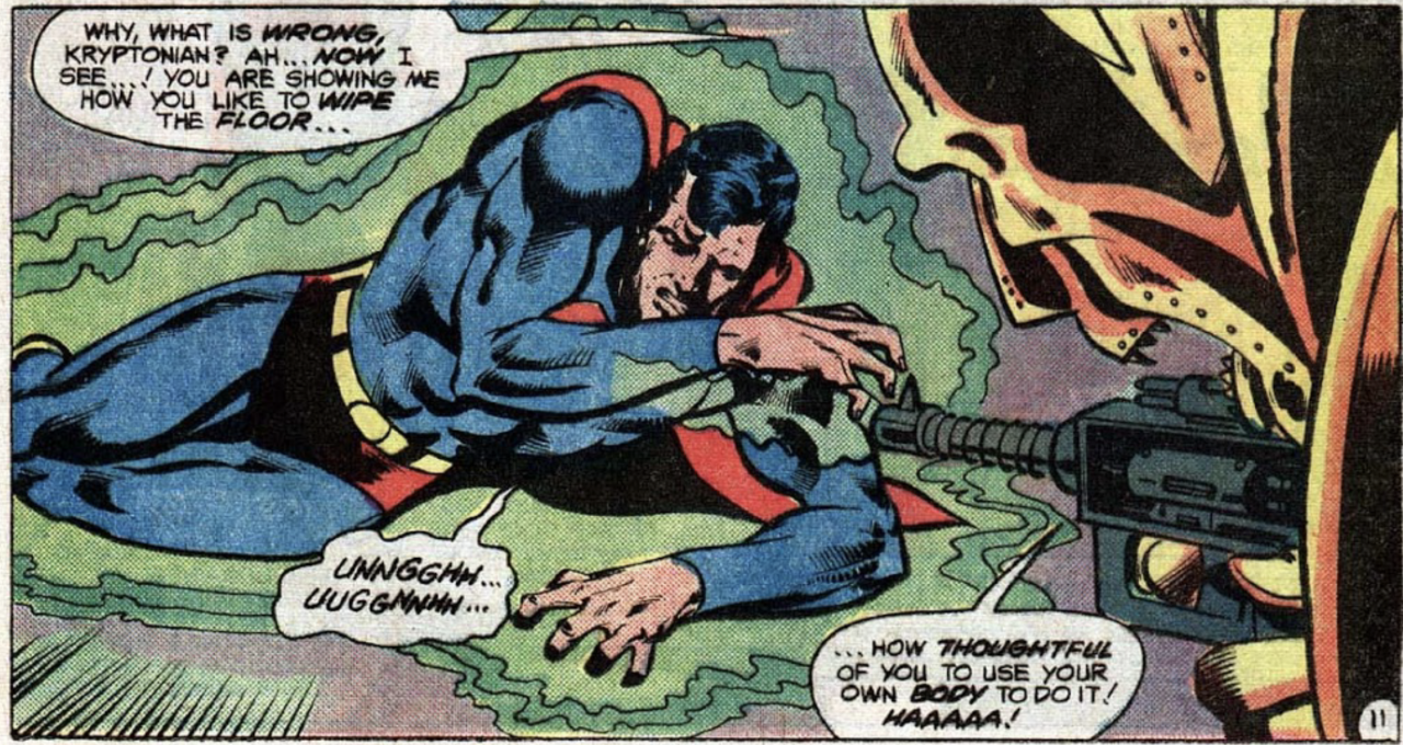 Superman Defeated By Kryptonite