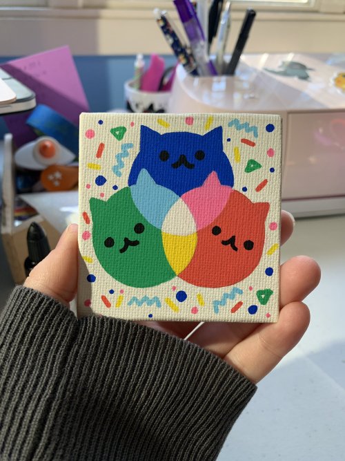 snailonsaturn: some tiny paintings!! these are so fun instagram // twitter