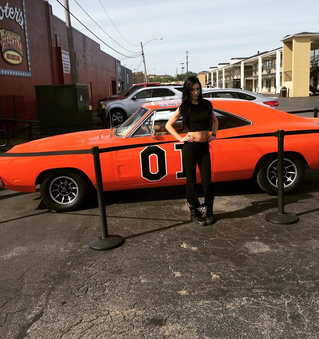 Getting a ride to the gig in the General Lee. #nashville by evilaiden