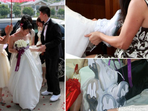 thesneakergirl:  Would you rock Jays on your wedding day? 