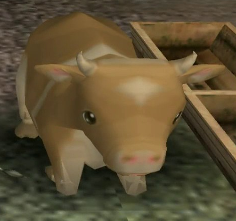 lowpolyanimals:Cow from Harvest Moon: A Wonderful Life (Special Edition)