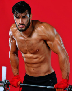 voulair:Sam Asghari for Iron Man Magazine