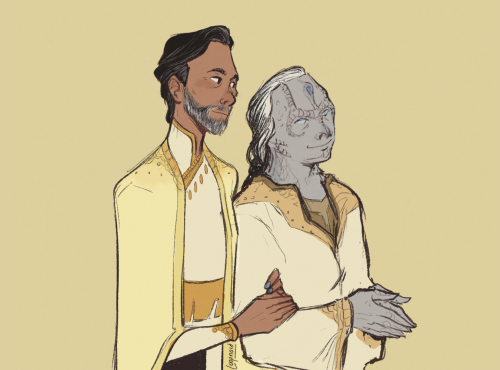 old (alien) diplomats and their (human) husbands