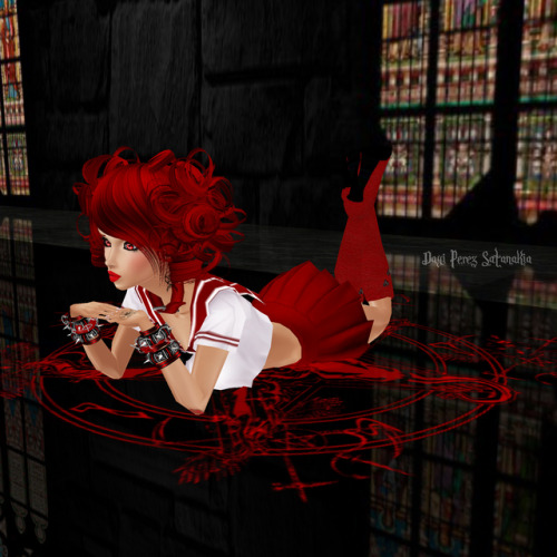 neverlandofthesatanakia:  Reiko The Zombie Shop (version IMVU) by Satanakia Reiko Himezono, a teenag