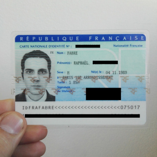 new-aesthetic: On april 7th, 2017, I made a request of a french ID card. All the papers asked for th