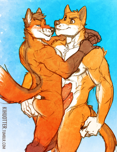 gay-furry-wolf:  Art by Kihuotter Furaffinity: http://www.furaffinity.net/user/kihu/ Tumblr: http://kihu.club/ Twitter: https://twitter.com/KihuBlue 