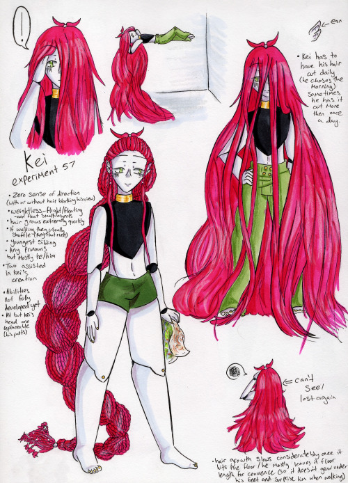 The ExperimentsAnd Doc their fatherSeparately on Deviantart (All the notes are typed out in the desc