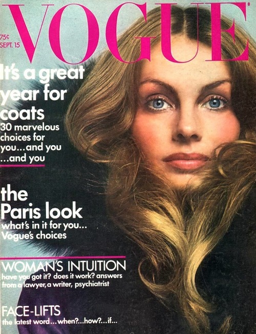 the-original-supermodels: Vogue US (1971)Jean Shrimpton by David Bailey