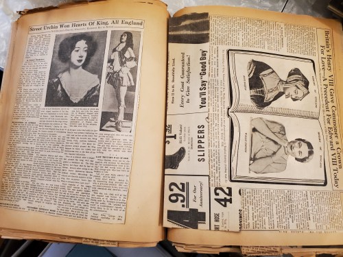  Scrapbook Filled With Newspaper & Magazine Accounts of Wallace “Wally” Simpson &