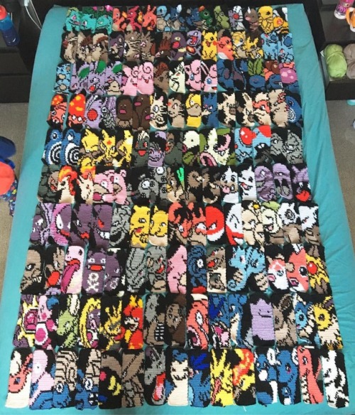 It&rsquo;s finished!! 150 Pokemon panels done! Now to start attaching them all together&hell