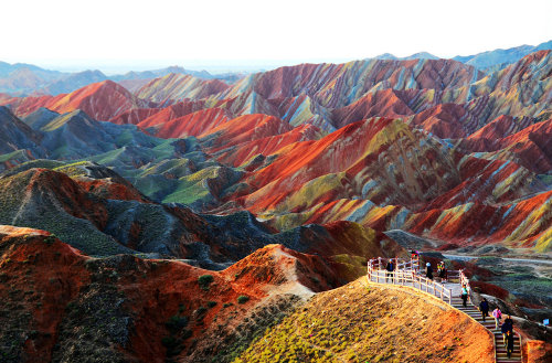 cigerettes:  Zhangye Danxia Landform, Gansu, China 