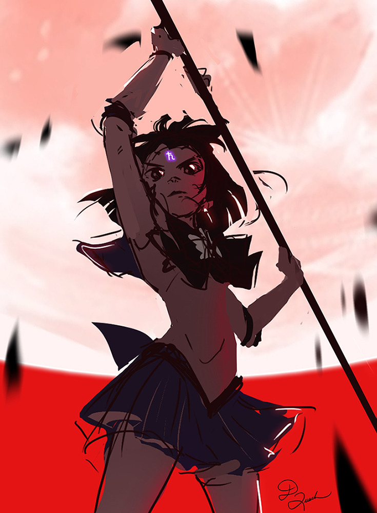 dianequachsketchblog:An old sketch done a few months ago that’s in the shit-I-started-but-never-finished