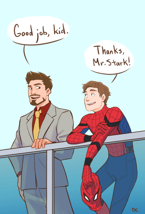 dchanberry: Just a proud father and his spider son. :)
