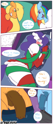 spunkubus:  Comic Commish for the Happy Holidays~I hope you all have a wonderful time &lt;3PS. Right click and open image in a new tab to get a better look!