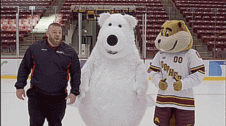 thenatsdorf: Bear mascot keeps falling in car commercial outtakes. [full video]