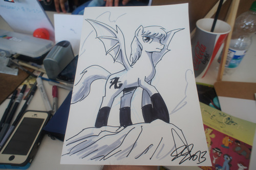 XXX bakpony:  JJ’s sketches from Gala Con 2013.  photo