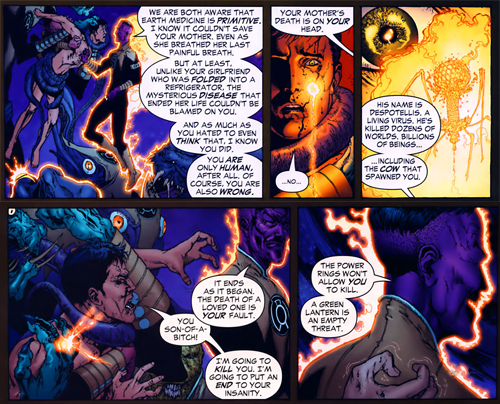 notagreenlantern:  A GuyKyle spam for every arc part 3 of IDK. Many? - Sinestro Corps War prelude