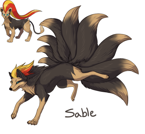 brilyeon:  I did a thiiiing. Not at all what I was going for but… either way. Arting makes me feel better, so have some Ninetails variations!