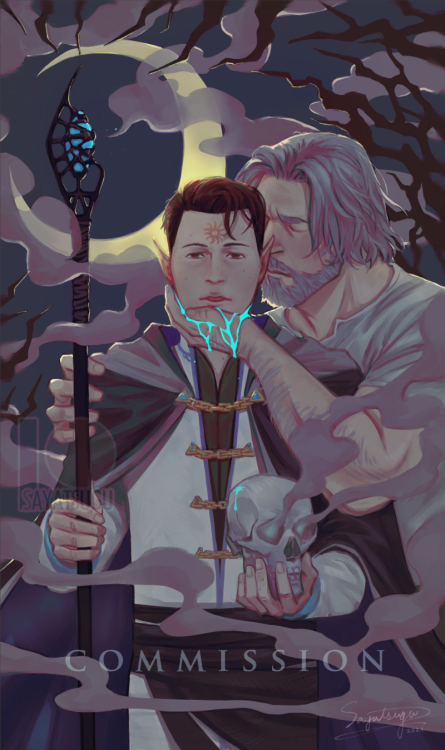 Dragon Age AU Hankcon commissioned by ConnorRK_