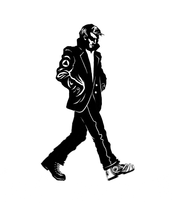 tehnewnew:  Luna walk cycle by tehnewnew Walk cycle for Jack, “Luna’s” protagonist.I