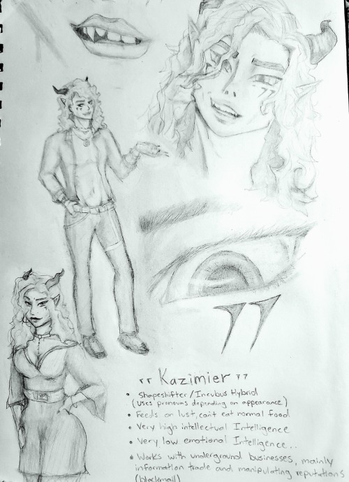 My First Attempt At Making A Reference Sheet. I'm Pretty New To Drawing (I Had An Interest As A Kid/teen