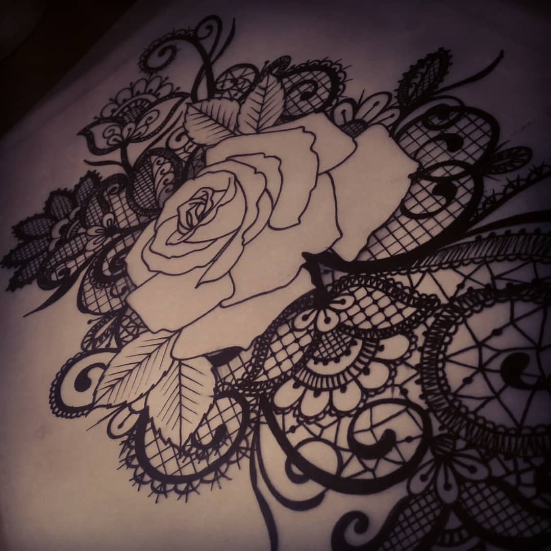 Mandala lace rose design lockdown  Scorpio Tattoo Studio  Facebook