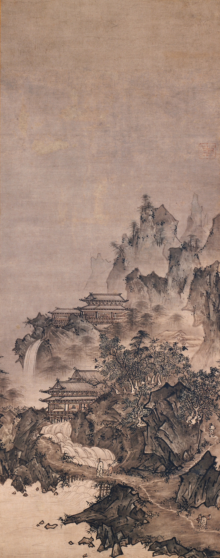 fujiwara57: Sesson Shūkei  雪村周継 (1504 ? – 1589). Shūkei, de son vrai