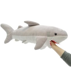 monocatari:Chomping shark plush! It’s nearly