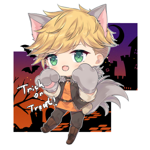 Halloween Vane and Sieg-san (*´∀`*)