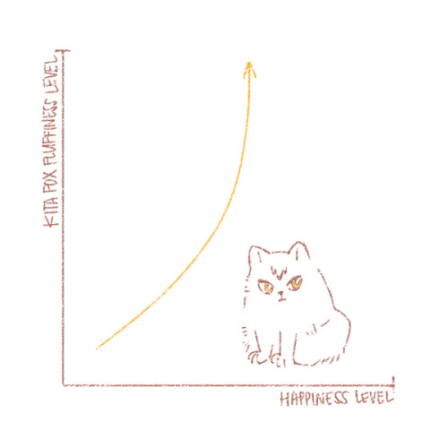 some infographics on kita/kita fox/what makes me happy