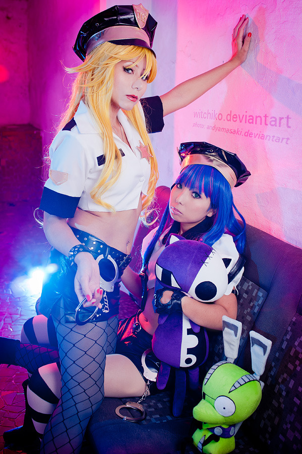 cosplayfanatics:  Panty and Stocking Cosplay By Witchiko and Hitomi-Cosplay Follow cosplayfanatics.tumblr.com for
