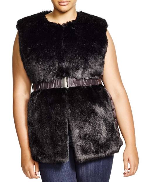 Marina Rinaldi Plus Faux Fur Vest