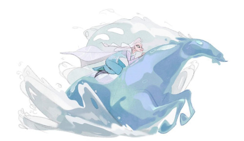 Frozen II concept art by James Woods