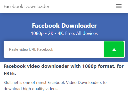 download facebook video 1080p