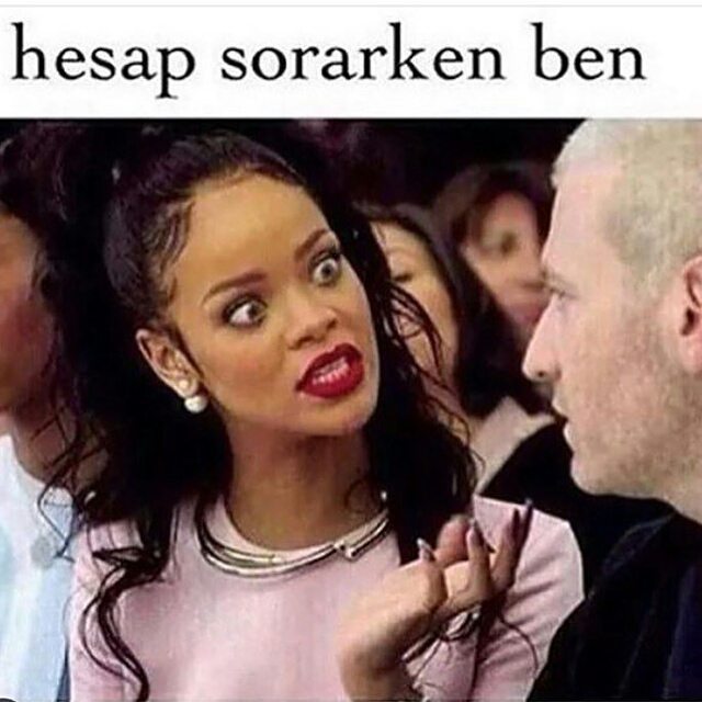 hesap sorarken ben ...