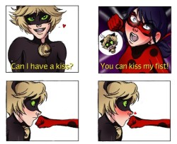 fuckingchatnoir:  This came to my mind at 3 a.m last night idek(Had to draw it)