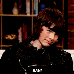 thewalkingcast: Chandler, what does Carl think when Michonne knocks his Dad out cold?