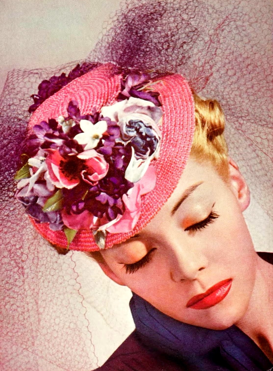 vintagefashionandbeauty:  Elaborate hat in the Sears catalog, 1939. (♥) 