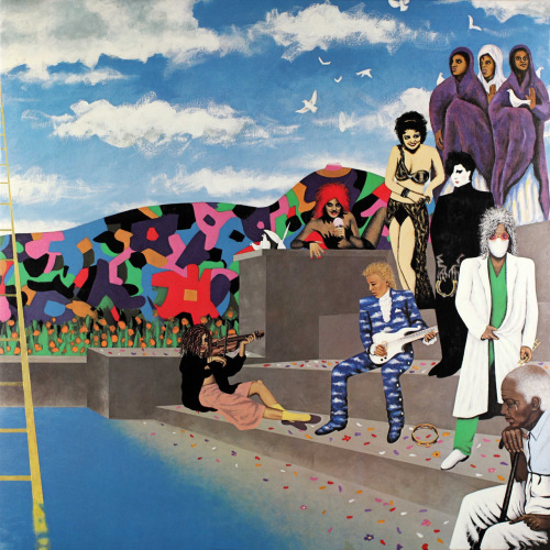 Prince and The Revolution ‘Around the World in a Day’, Warner, 1985. Artwork by Doug Henders.