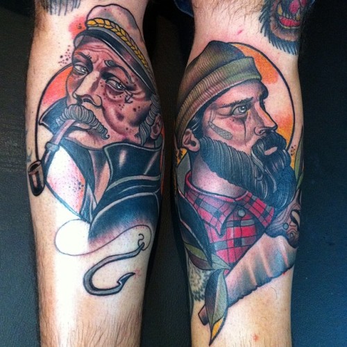 neotraditional-tattoox:  LORE MORATO. 