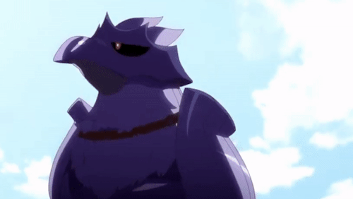 unova-nate: This one doesn’ t like strangers.Corviknight during the animated series Poké