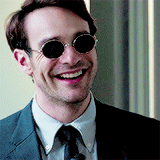 daredeevil:  matt murdock + smiles/laughs  requested by lordstark