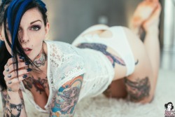 psychotic-riaeaction:  White Oleander by Gossip Suicide for Suicide Girls  . See the the entire set https://suicidegirls.com/girls/riae/album/2113441/white-oleander/#gallery